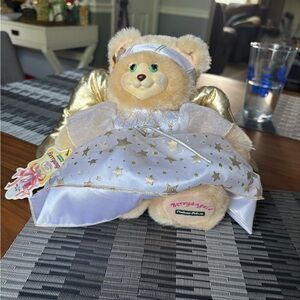 Fisher-Price Briarberry Collection Berrygangela Bear with Gold and White Dress
